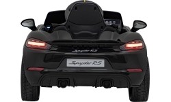 Pojazd elektryczny dla dzieci Porsche Spyder RS 718 czarny MP4