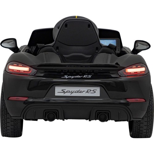 Pojazd elektryczny dla dzieci Porsche Spyder RS 718 czarny MP4