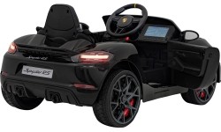 Pojazd elektryczny dla dzieci Porsche Spyder RS 718 czarny MP4