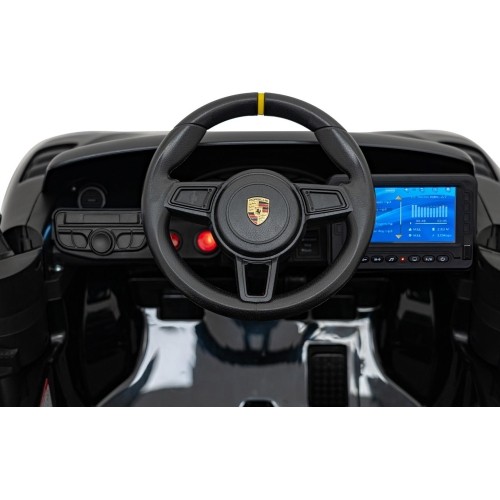 Pojazd elektryczny dla dzieci Porsche Spyder RS 718 czarny MP4