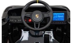 Pojazd elektryczny dla dzieci Porsche Spyder RS 718 czarny MP4