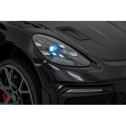 Pojazd elektryczny dla dzieci Porsche Spyder RS 718 czarny MP4