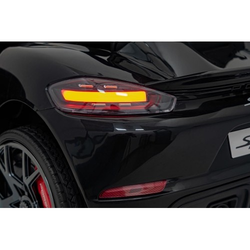 Pojazd elektryczny dla dzieci Porsche Spyder RS 718 czarny MP4