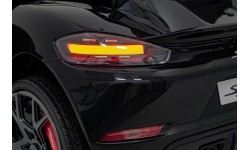 Pojazd elektryczny dla dzieci Porsche Spyder RS 718 czarny MP4