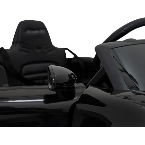 Pojazd elektryczny dla dzieci Porsche Spyder RS 718 czarny MP4