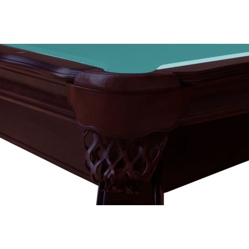 Stół bilardowy Pool Salem, 8 ft, orzech, Club Cloth żółto-zielony
