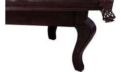 Stół bilardowy, Pool, Salem, 8 stóp, orzech, obrus klubowy żółto-zielony