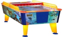 Airhockey, Shark Outdoor, 199x107 cm, w zestawie walidator monet
