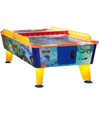 Airhockey, Shark Outdoor, 238x128 cm, w zestawie weryfikator monet