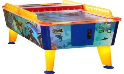 Airhockey, Shark Outdoor, 238x128 cm, w zestawie weryfikator monet