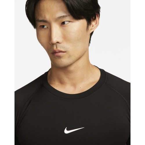 Nike Marškinėliai Vyrams M Np Df Tight Top Ls Black FB7919 010