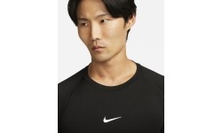 Nike Marškinėliai Vyrams M Np Df Tight Top Ls Black FB7919 010