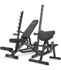 Zestaw MS6_2.0 | Ławka dwustronna + stojaki bramowe + Ławka Scotta (modlitewnik) z regulacją podparcia - Marbo Sport