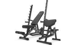 Zestaw MS6_2.0 | Ławka dwustronna + stojaki bramowe + Ławka Scotta (modlitewnik) z regulacją podparcia - Marbo Sport