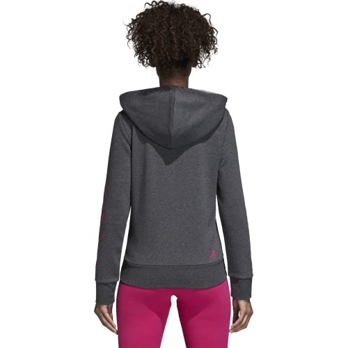 Adidas Džemperis Ess Lin Fz Hoodie Grey