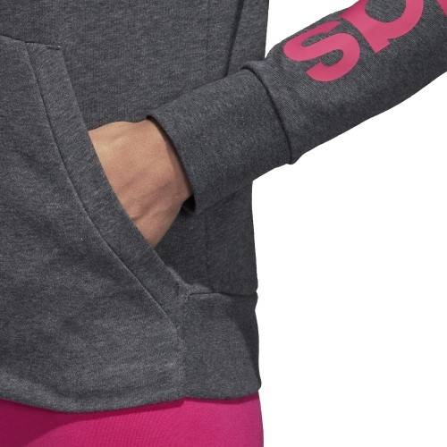 Adidas Džemperis Ess Lin Fz Hoodie Grey