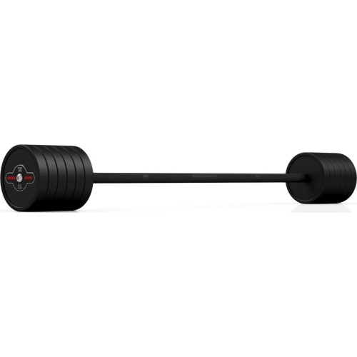 Gumowany gryf prosty 50 kg, czarny mat - Marbo Sport
