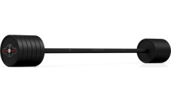Gumowany gryf prosty 50 kg, czarny mat - Marbo Sport