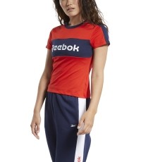 Reebok Palaidinė MoterimsTe Linear Logo Deta Red