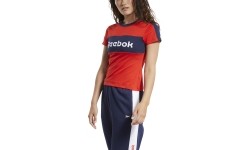 Reebok Palaidinė MoterimsTe Linear Logo Deta Red