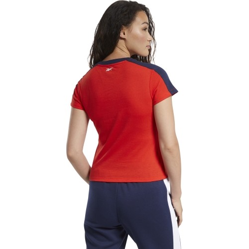 Reebok Palaidinė MoterimsTe Linear Logo Deta Red