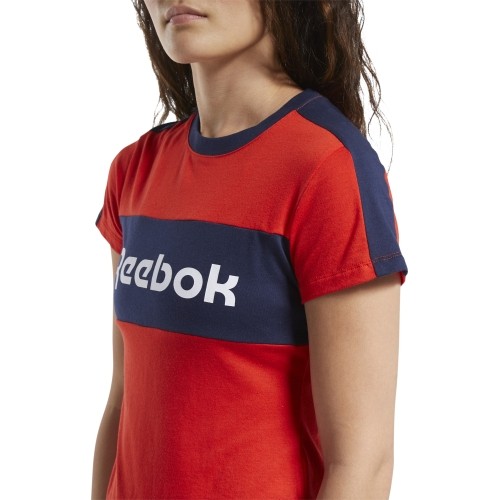 Reebok Palaidinė MoterimsTe Linear Logo Deta Red