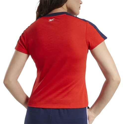 Reebok Palaidinė MoterimsTe Linear Logo Deta Red