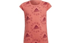 Koszulka dziewczęca Adidas G Logo T Ess Pink HF1831