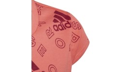 Koszulka dziewczęca Adidas G Logo T Ess Pink HF1831