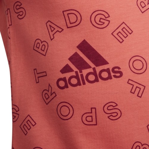 Koszulka dziewczęca Adidas G Logo T Ess Pink HF1831