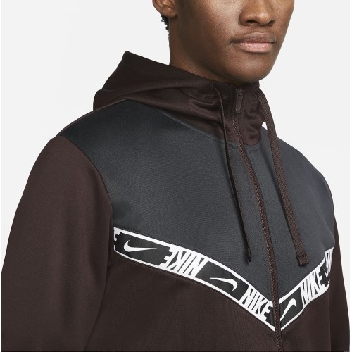 Nike Džemperis Vyrams Nsw Repeat Pk Fz Hoodie Brown DM4672 203