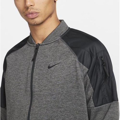 Bluza męska Nike Therma Novelty FZ Bomber szara DQ4852 071