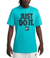 Koszulka męska Nike NSW Tee Fran JDI Verbiage miętowa DZ2989 345