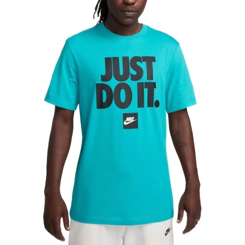 Koszulka męska Nike NSW Tee Fran JDI Verbiage miętowa DZ2989 345
