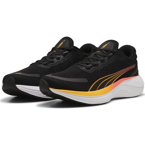 Buty do biegania męskie Puma Scend Pro Black Orange 378776 26