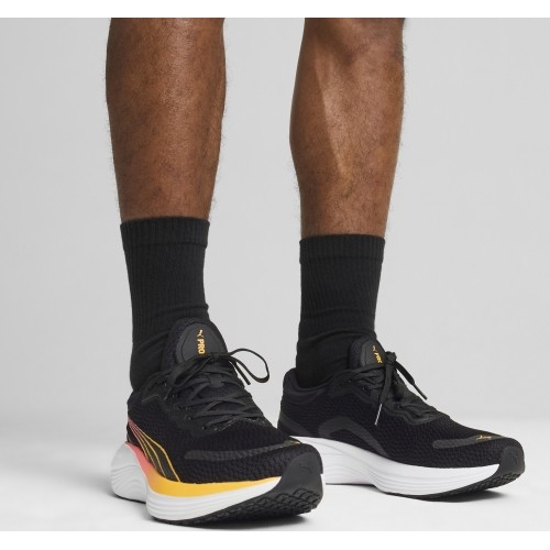 Buty do biegania męskie Puma Scend Pro Black Orange 378776 26
