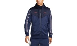 Nike Džemperis Vyrams M Nsw Repeat Sw Pk Fz Hoody Navy DX2025 410