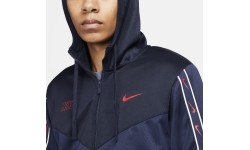 Nike Džemperis Vyrams M Nsw Repeat Sw Pk Fz Hoody Navy DX2025 410