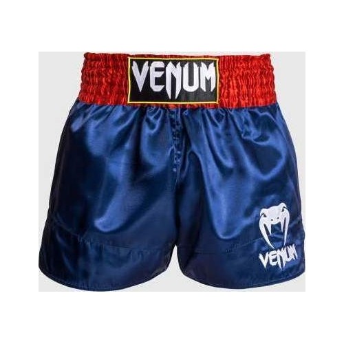 Venum Classic - Spodenki do Muay Thai - Niebieski/Czerwony/Biały