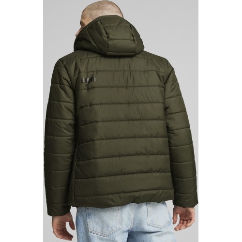 Puma Striukė Vyrams Ess Hooded Padded Jacket Green 848938 70