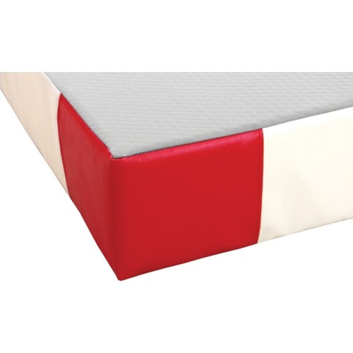 Dodatkowa mata ochronna, jednakowa gęstość, pokrowiec PVC i jersey, 240 x 200 x 20 cm