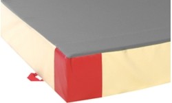 Dodatkowa mata ochronna, jednolita gęstość, pokrowiec PVC i jersey, 300 x 200 x 30 cm