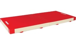 Mata składana z pokryciem PVC, 400 x 200 x 20 cm