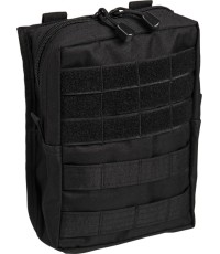 BLACK MOLLE BELT POUCH LARGE