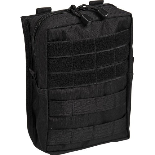 BLACK MOLLE BELT POUCH LARGE