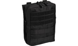BLACK MOLLE BELT POUCH LARGE