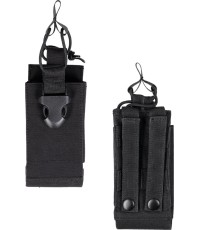BLACK MOLLE RADIO POUCH