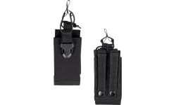 BLACK MOLLE RADIO POUCH