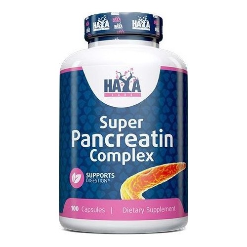 Haya Labs Super Pancreatin Enzymes, 100 kaps.