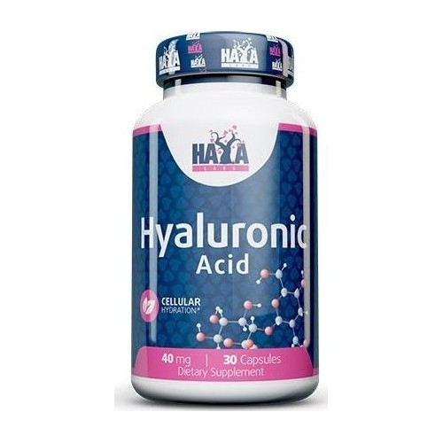 Haya Labs Hyaluronic Acid (hialurono rūgštis) 30 kaps.